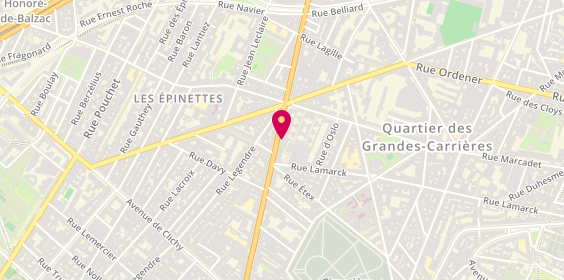 Plan de Cem 75, 76 Avenue de Saint Ouen, 75018 Paris