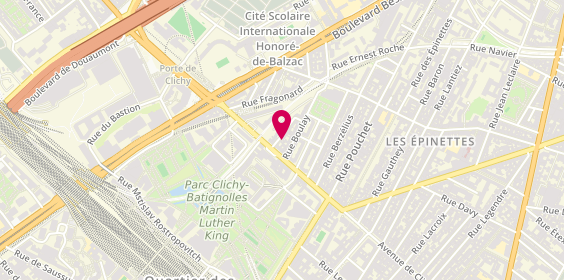 Plan de Fourchette d'Afrique, 2 Pass. Petit Cerf, 75017 Paris