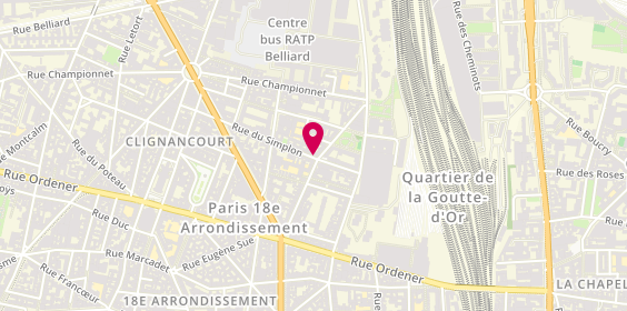 Plan de Zavicaj - au Pays Natal, 16 Rue du Simplon, 75018 Paris