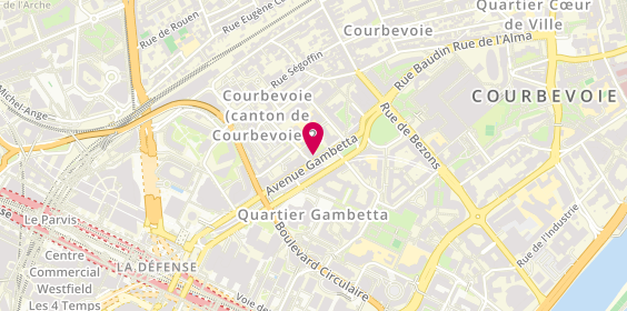 Plan de Dehliz 2, 57 avenue Gambetta, 92400 Courbevoie