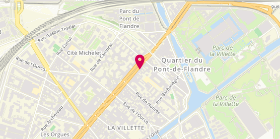 Plan de Delice d'Asie / Feng & Lin, 148 avenue de Flandre, 75019 Paris