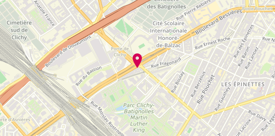 Plan de Quick Hamburger Restaurant, 187 avenue de Clichy, 75017 Paris
