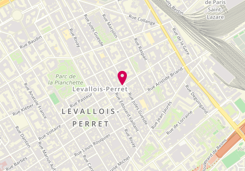 Plan de Pizza Hut, 6 Rue Pierre Brossolette, 92300 Levallois-Perret