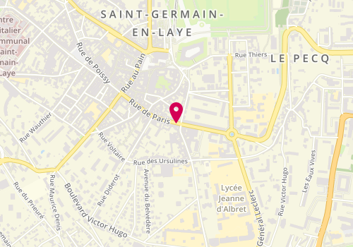 Plan de Le Royal, 70 Rue de Paris, 78100 Saint-Germain-en-Laye