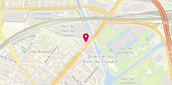 Plan de O'Pays, 13 avenue Corentin Cariou, 75019 Paris