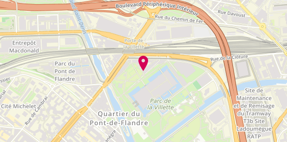 Plan de Mcdonald's, Face à la Cité des Sciences
32 avenue Corentin Cariou, 75019 Paris