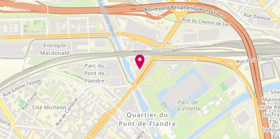 Plan de Au Cochon de Lait, 23 avenue Corentin Cariou, 75019 Paris