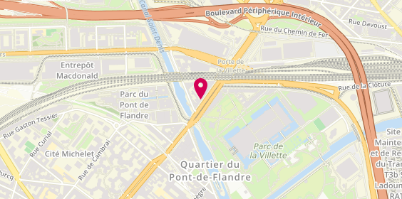 Plan de Oasis Geode, 23 avenue Corentin Cariou, 75019 Paris