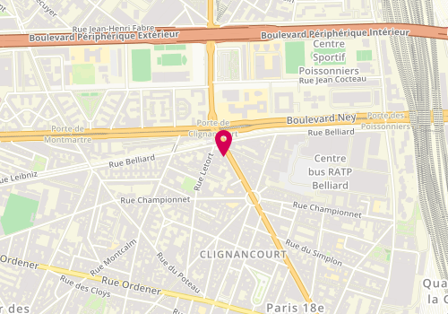 Plan de Ornano Express, 73 Boulevard Ornano, 75018 Paris