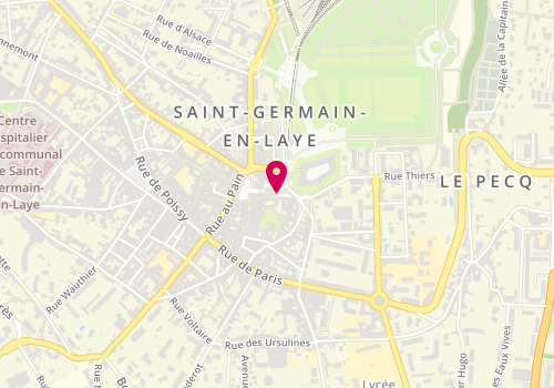 Plan de Starbucks Coffee, 19 Rue de la Salle, 78100 Saint-Germain-en-Laye
