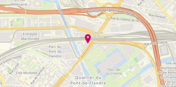 Plan de Mushi Mushi, 31 avenue Corentin Cariou, 75019 Paris