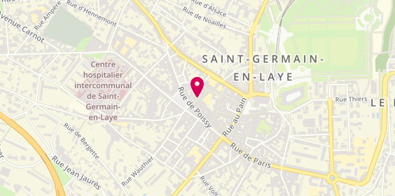 Plan de Club Sandwich, 5 Rue de la Procession, 78100 Saint-Germain-en-Laye