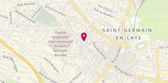 Plan de PIZZA DES LOGES - Livraison et à emporter, 30 Rue de Pologne, 78100 Saint-Germain-en-Laye