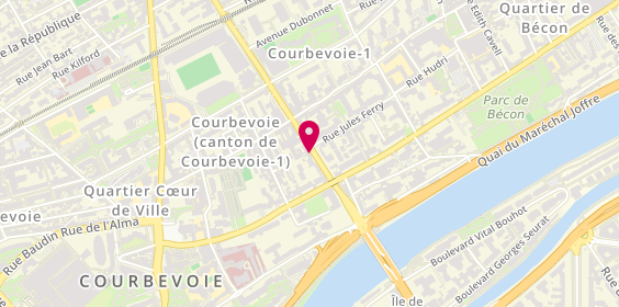 Plan de Bineau Food, 27 Boulevard de Verdun, 92400 Courbevoie