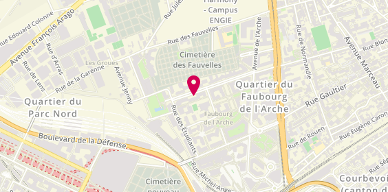 Plan de Brasao - Restaurant Courbevoie, 26 avenue Puvis de Chavannes, 92400 Courbevoie