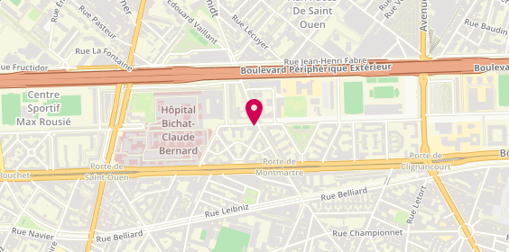 Plan de The Good Place, 15 avenue de la Prte de Montmartre, 75018 Paris