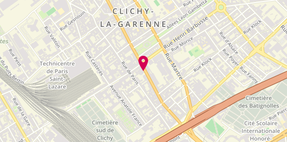 Plan de Grill Marmaris, 43 Boulevard Jean Jaurès, 92110 Clichy