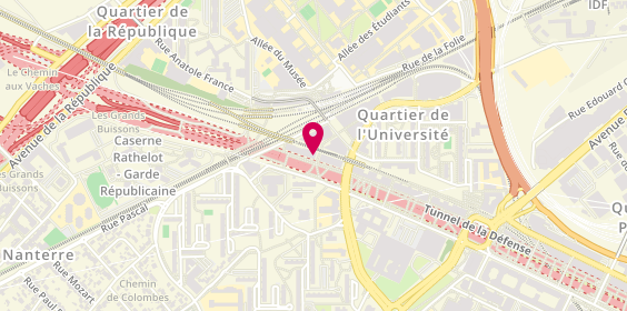 Plan de Bagel Corner, Centre Commercial, Coeur Université
19 Terr. De l'Université, 92000 Nanterre