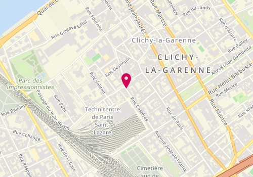 Plan de Q G, 34 Rue Castérès, 92110 Clichy