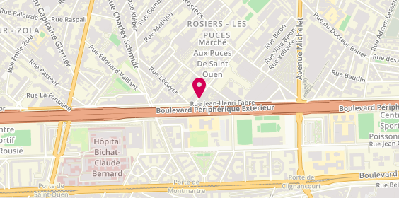 Plan de Antilles Grillades, 43 Rue Paul Bert, 93400 Saint-Ouen-sur-Seine