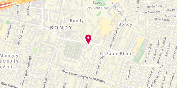 Plan de By Lalia, 38 avenue Henri Barbusse, 93140 Bondy