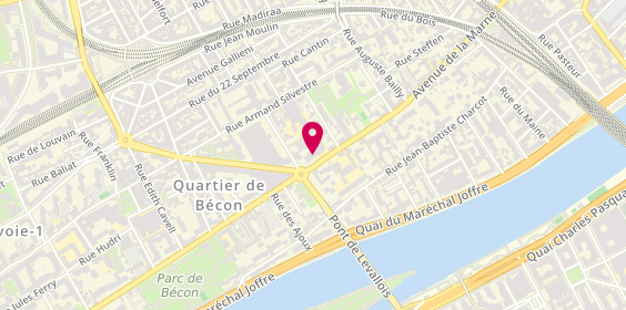 Plan de Chez Zaz, 295 Boulevard Saint-Denis, 92400 Courbevoie