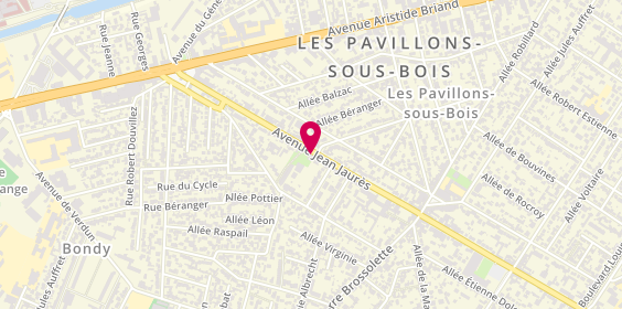 Plan de African Evasion, 68 avenue Jean Jaurès, 93320 Les Pavillons-sous-Bois