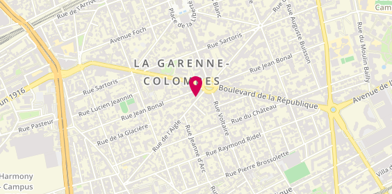 Plan de Pokewaï, 52 Rue de l'Aigle, 92250 La Garenne-Colombes