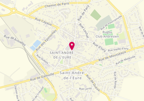 Plan de La Romantica, 40 Rue du Chanoine Boulogne, 27220 Saint-André-de-l'Eure
