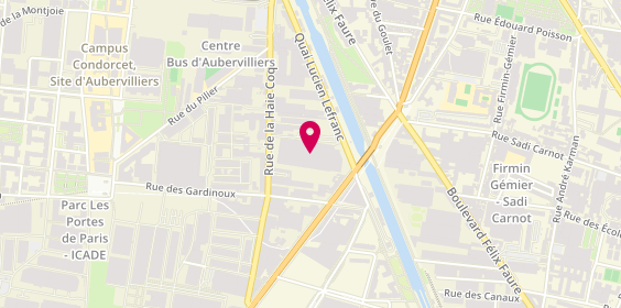 Plan de Bo Bun Aubervilliers, 43-45 Rue de la Haie Coq, 93300 Aubervilliers
