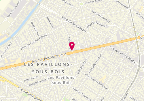 Plan de Le 143, 143 avenue Aristide Briand, 93320 Les Pavillons-sous-Bois