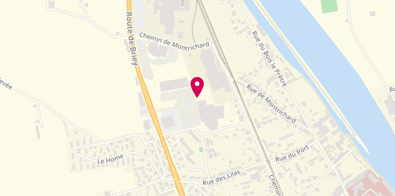 Plan de Le Kiosque à Pizza, 1015 Chemin de la Corderie Parking Intermarché Centre Commercial Montrichard, 54700 Pont-à-Mousson