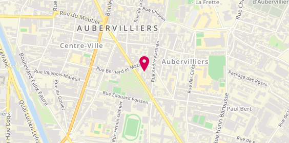 Plan de Daylan, 61 Rue du Moutier, 93300 Aubervilliers