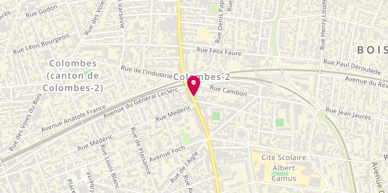 Plan de Wok & Go, 7 avenue du Général de Gaulle, 92250 La Garenne-Colombes