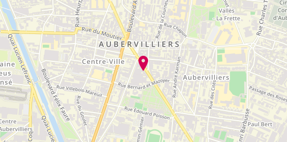 Plan de Chicken Spot, 10 avenue de la République, 93300 Aubervilliers