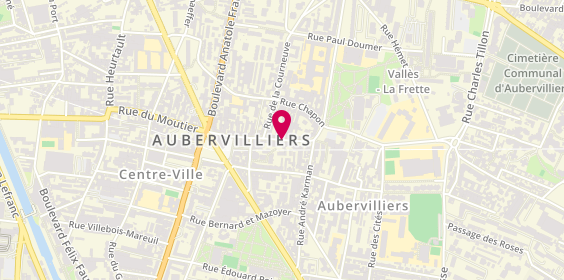 Plan de F2M Services, 14 Rue Charron, 93300 Aubervilliers