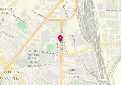 Plan de Sushi Boetie, 34 Ter Boulevard Ornano, 93200 Saint-Denis