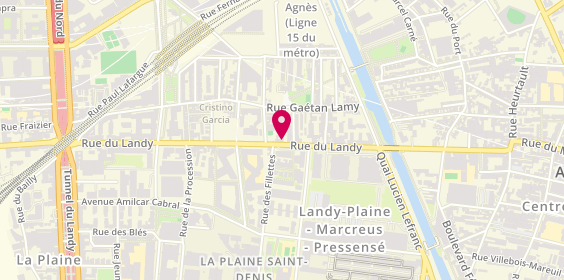 Plan de O 72, 72 Rue du Landy, 93300 Aubervilliers