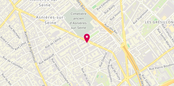 Plan de Saveurs d'Asie, 97 Boulevard Voltaire, 92600 Asnières-sur-Seine