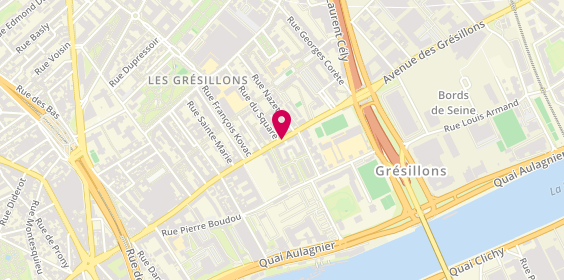 Plan de Elena, 104 Avenue Grésillons, 92600 Asnières-sur-Seine