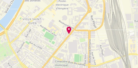 Plan de Restaurant le Chichi Ponpon Brasserie, Boulevard Anatole France, 93200 Saint-Denis