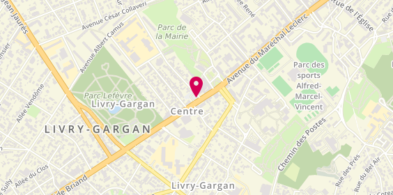 Plan de Carrefour City, 12 Avenue Gal Nordling, 93190 Livry-Gargan