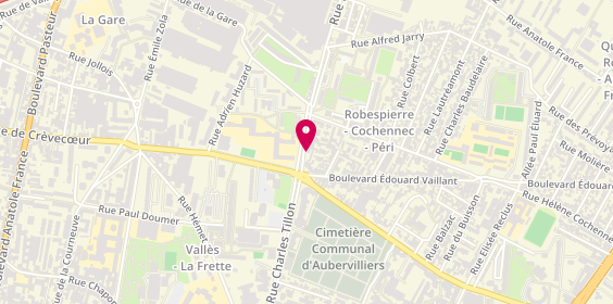 Plan de L'Excel, 84 Rue Charles Tillon, 93300 Aubervilliers