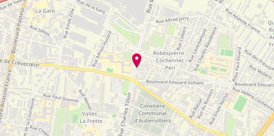 Plan de Keftj, 84 Rue Charles Tillon, 93300 Aubervilliers