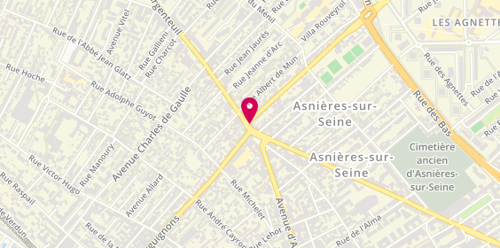 Plan de Naya, 178 Avenue d'Argenteuil, 92600 Asnières-sur-Seine
