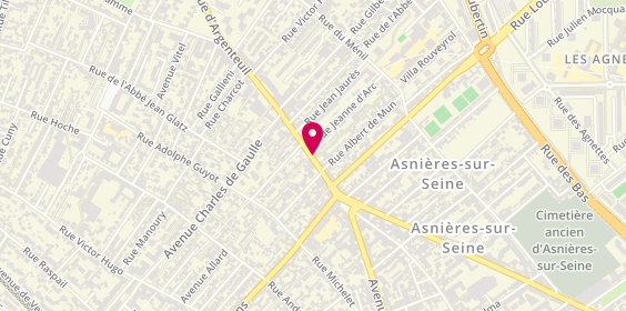 Plan de Gold'N Crêpes, 196 avenue d'Argenteuil, 92600 Asnières-sur-Seine