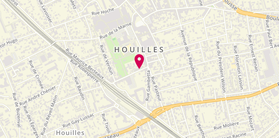 Plan de Délice du Centre, 21 avenue Charles de Gaulle, 78800 Houilles