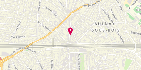 Plan de Carrefour City, 22 avenue Anatole France, 93600 Aulnay-sous-Bois