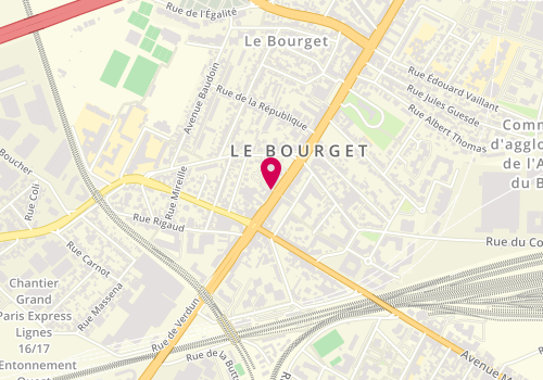 Plan de Le Pacha, 57 avenue de la Division Leclerc, 93350 Le Bourget
