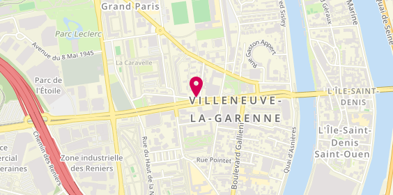 Plan de Nihow, 8 Rue Chaillon, 92390 Villeneuve-la-Garenne